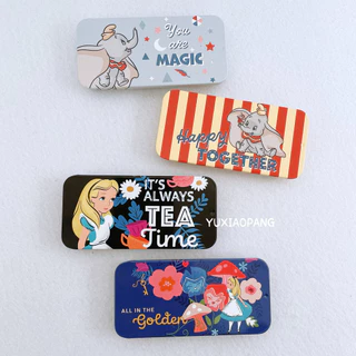 Alice Dumbo Limited Japan Edição Limitada Caixa de Lata Deslizante Caixa de Lata para Armazenamento de Doces