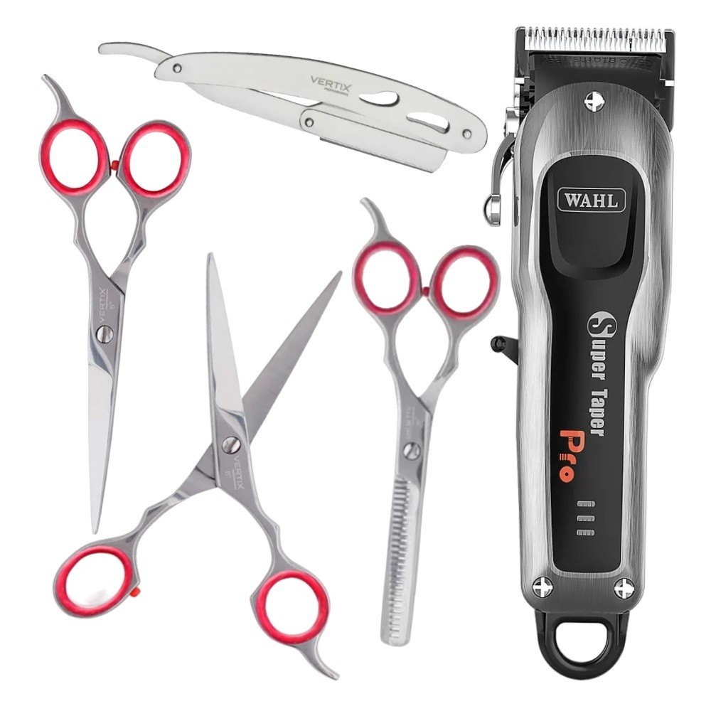 Imagem do produto Máquina Super Taper Pro Cordless+3Tesoura 6'Circle+Navalhete