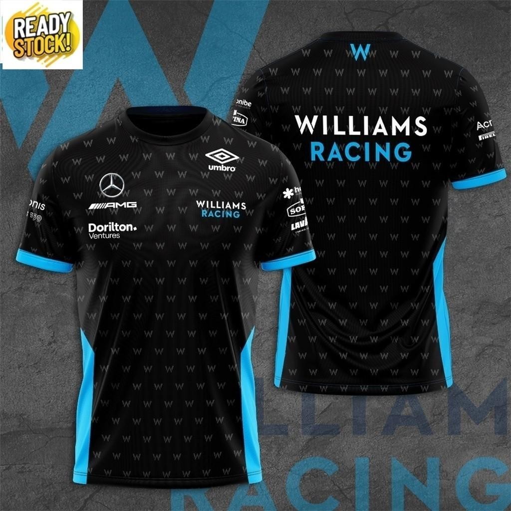 Williams Racing Dorilton AMG F1 Camiseta De Verão Masculina Feminina Grande Top