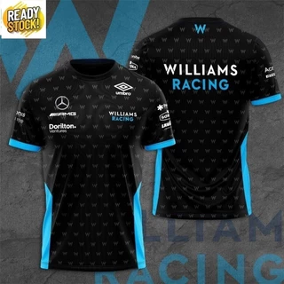 Williams Racing Dorilton AMG F1 Camiseta De Verão Masculina Feminina Grande Top