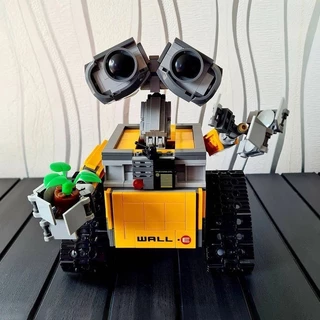 687pcs Modelo De Animação De Parede Robô WALL-E Montagem De Blocos De Construção Educacional Infantil Compatível Com 21303