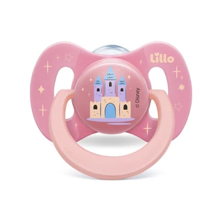 Chupeta Funny Brilha no Escuro Disney 6m+ Rosa Lillo em Oferta na Shopee