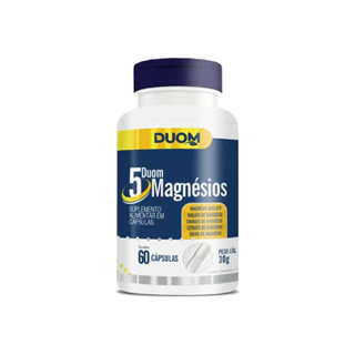 5 Magnésios Duom 60 Unidades - Ossos e Dentes em Oferta na Shopee