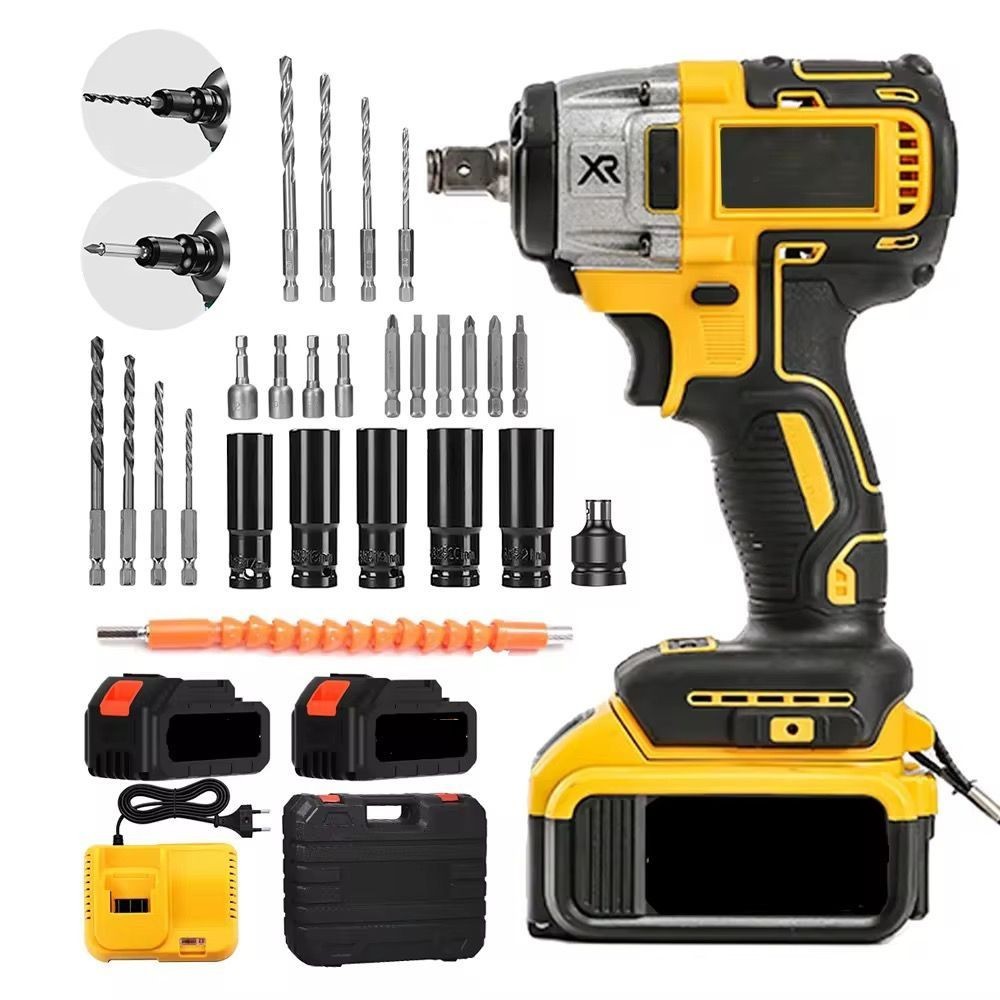 Chave De Impacto Parafusadeira Furadeira 02 Baterias 48v Bivolt