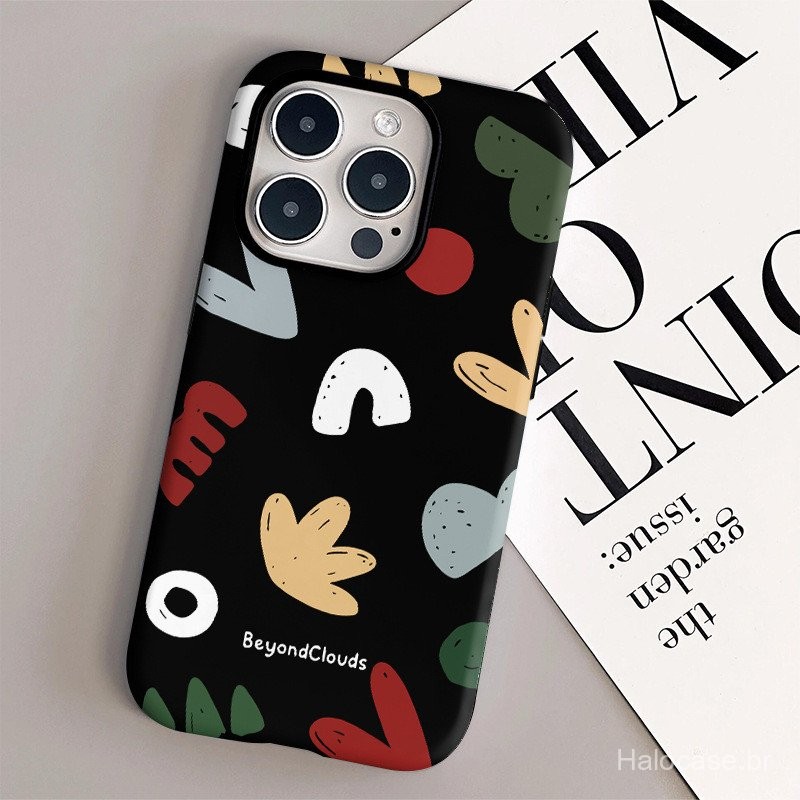 Capa de telefone para iPhone, capa de graffiti coreano para iPhone 16 ...