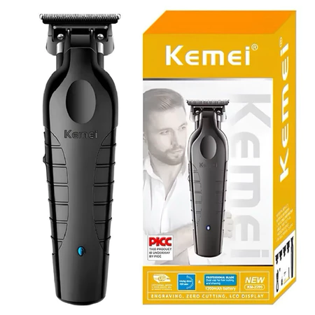 Kemei KM-2299 Máquina De Barbear Profissional Acabamento Aparador De Cabelo Detalhador Barbeiro Cortar Elétrica
