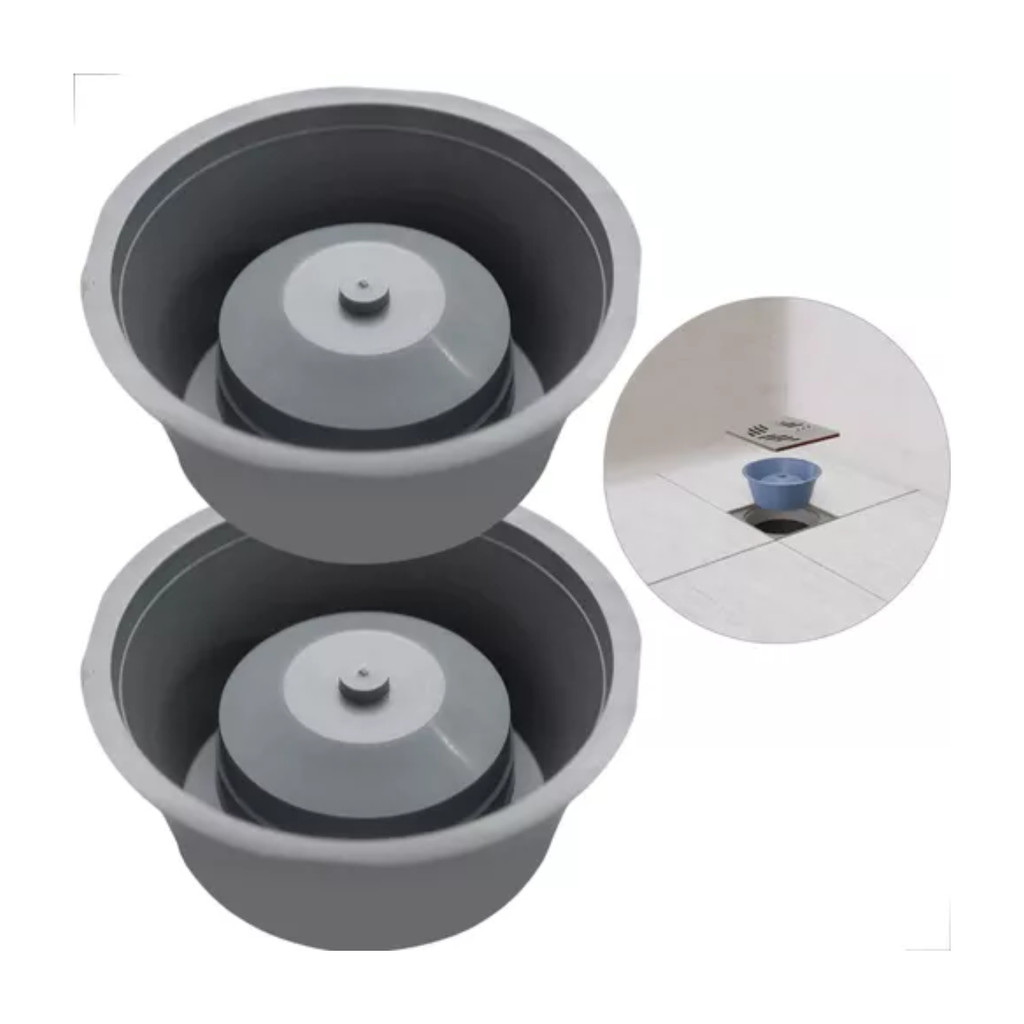 2 Adaptador Tira Mau Cheiro Ralos E Porta Grelhas 10cm Astra