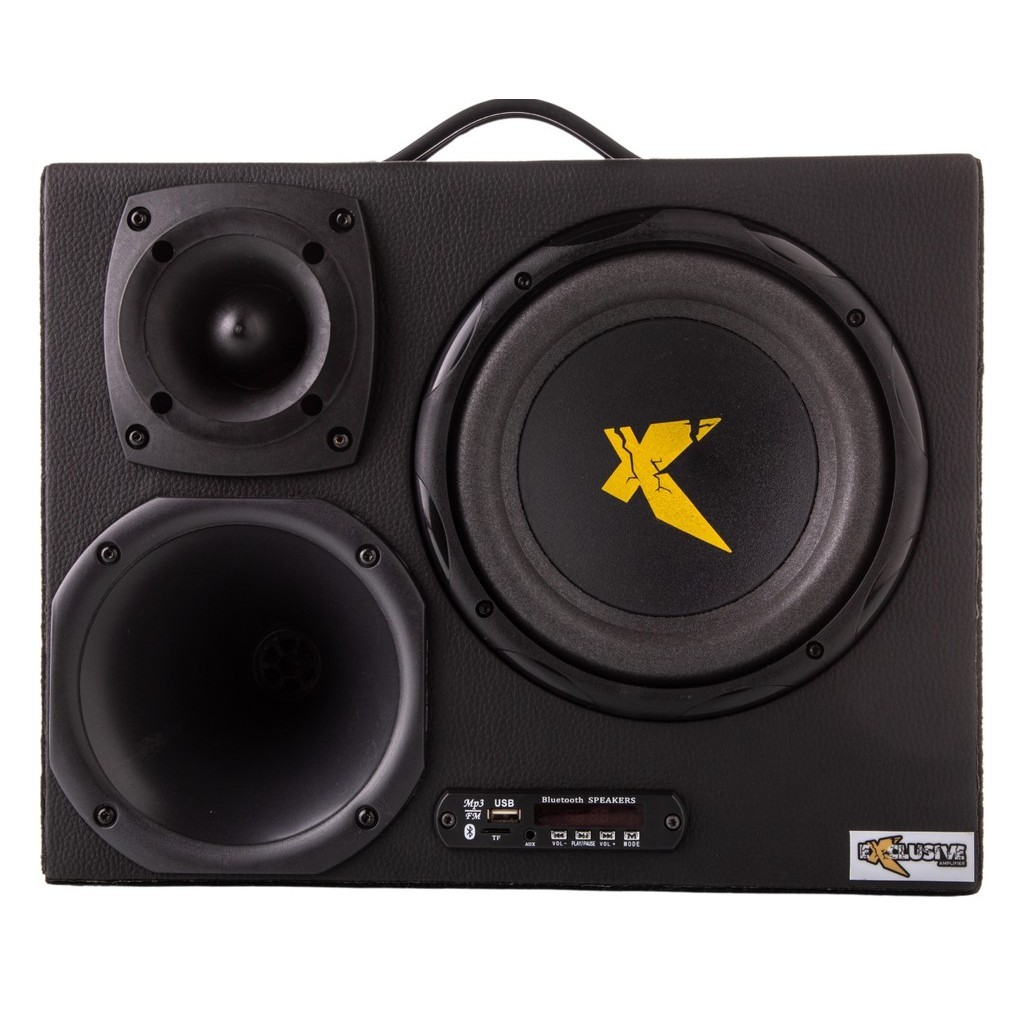 Caixa Ativa Bluetooth Exclusive Carro casa 300W Trio Sub 8P