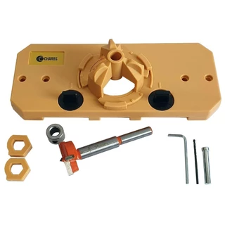 Gabarito De Furação Para Dobradiça Khi Hinge Com Broca 35mm
