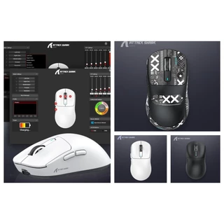 2024 Quente Attack Shark X3 Mouse tri-mode, 26000dpi, 2.4G Leve PAW3395 Jogos Esports Três Modos Sem Fio Bluetooth Computador