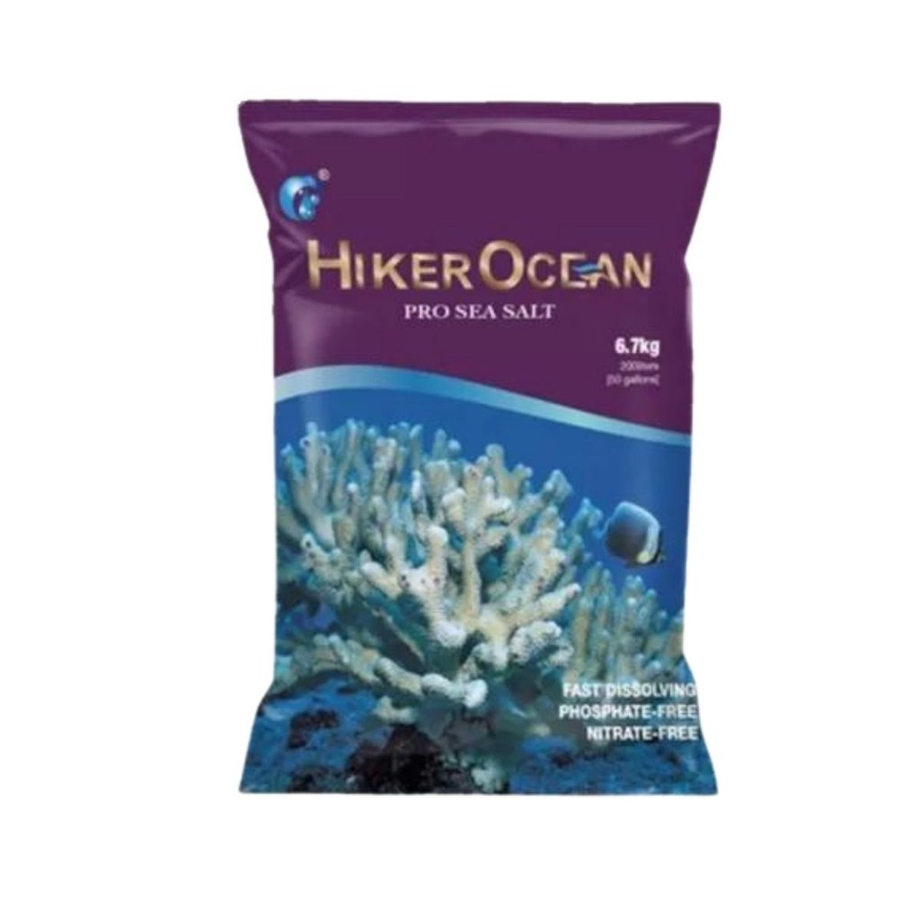Sal Marinho Hiker Ocean Pro Sea Salt 6.7kg Rende 200L P/ Aquário ...