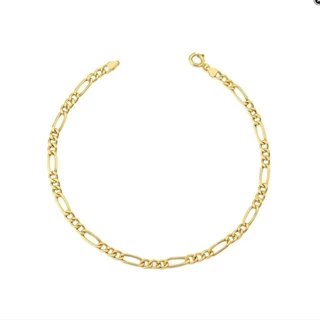 Pulseira masculina 3x1 4mm Ouro 18k - 750 em Oferta na Shopee