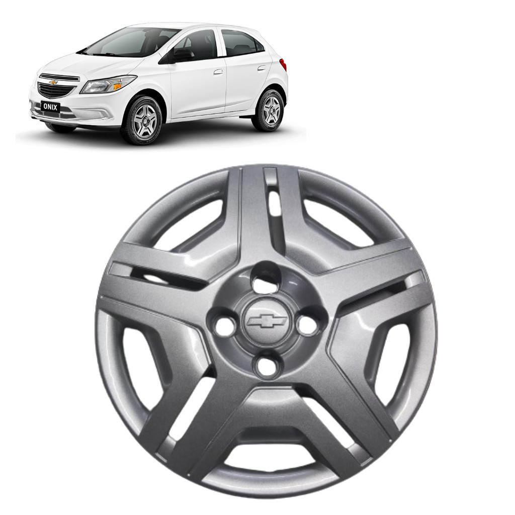 Calota De Roda Aro 14 Gm Onix Prisma 2013-2019 Original | Shopee Brasil
