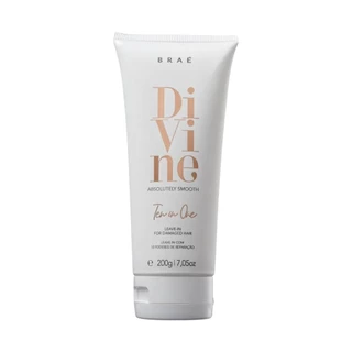 Leave In BRAÉ Divine Ten in one 200g Hidratação Brilho Maciez Antiquebra Reparação Proteção Antifriz