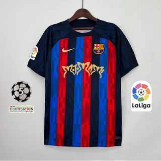 Barcelona home jersey 22/23 kit De Camisetas S-2XL 、 Can Adicionar Seu Nome E Número Esportivas De Futebol