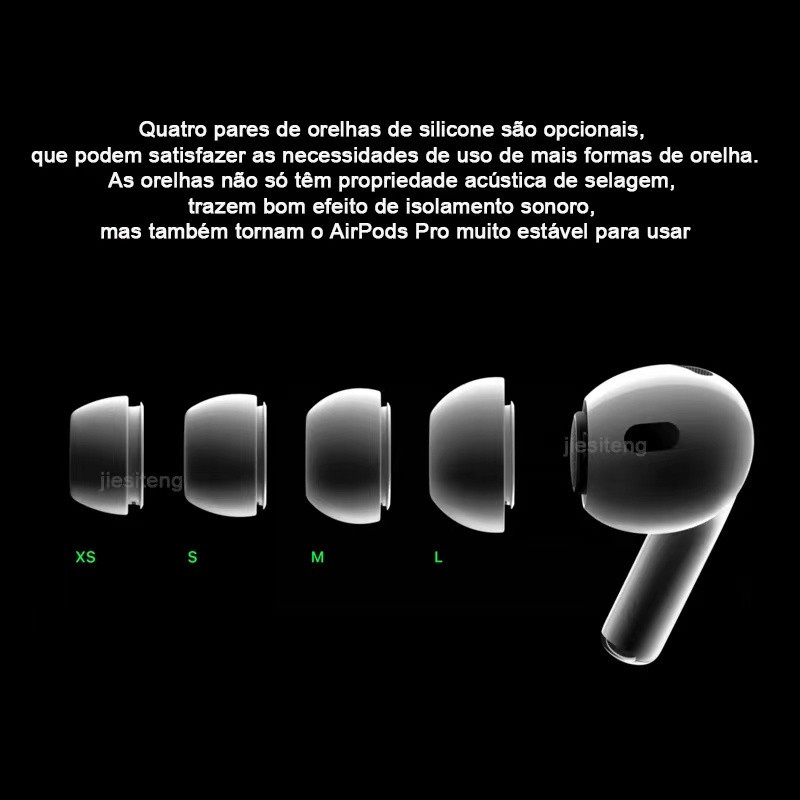 2024 Novo AirPods Pro 5 1-1 Geração Fones De Ouvido Bluetooth 5.2