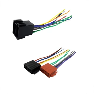 Chicote p/rádio 16 vias universal macho + fic fêmea 1ªlinha importado