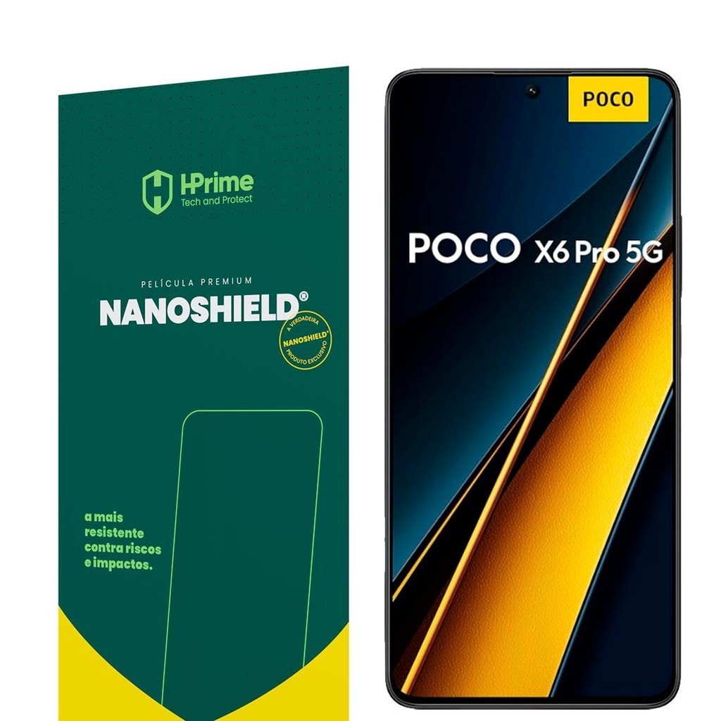 Película Hprime Nanoshield Premium Para Xiaomi Poco X6 Pro