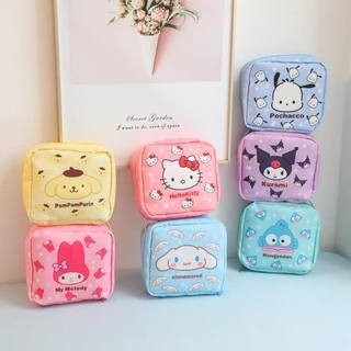 Bonito KT Travel Portátil Menina Saco De Guardanapo Higiênico Sacos De Armazenamento De Grande Capacidade em Oferta na Shopee