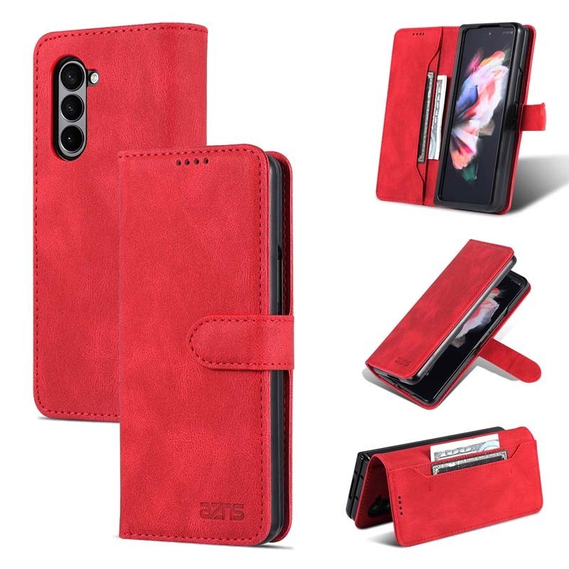 Capa Protetora Para Samsung Galaxy Z Fold De Couro Pu Galaxyz Fold Case Fold Fold