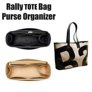 Bolsa De Inserção De Feltro Para Sacola De Rally Organizadores Forro Maquiagem Feminina