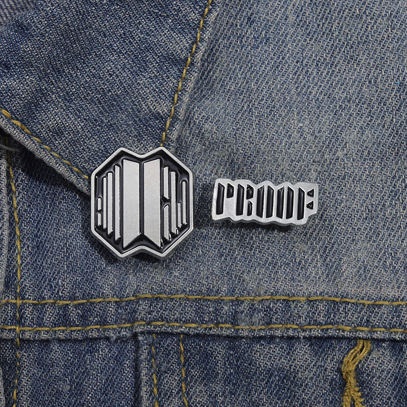 Broche Coreano De Esmalte BTS Acessórios De Moda Vestuário Presente Para Amigos