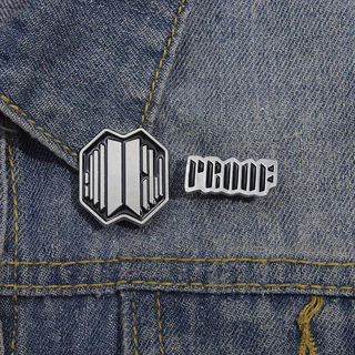 Broche Coreano De Esmalte BTS Acessórios De Moda Vestuário Presente Para Amigos