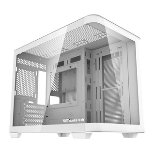 Gabinete Gamer Aigo DarkFlash DPW90M, Mini-Tower, Lateral de Vidro, Branco, DPW90M-WH em Oferta na Shopee