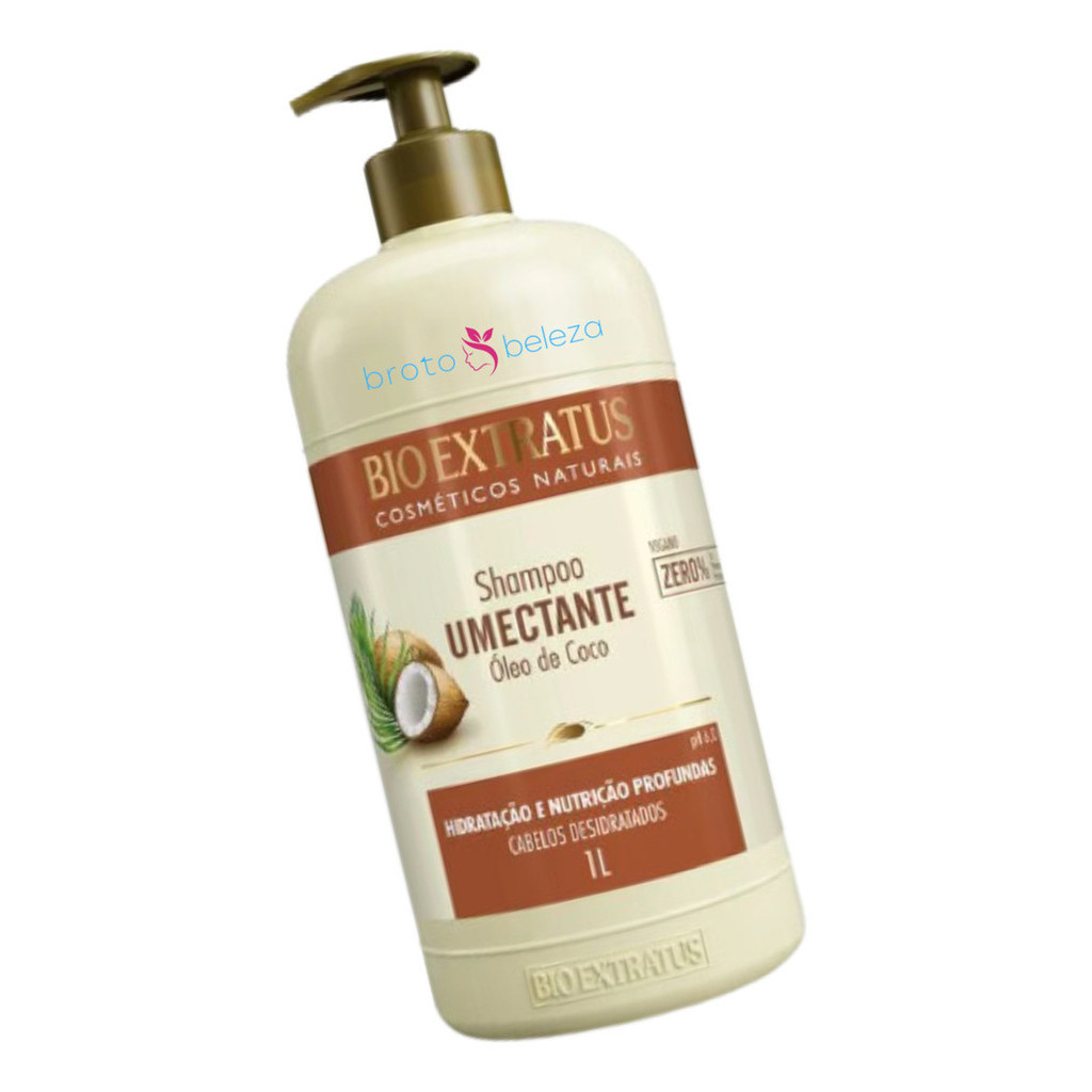 Shampoo | Xampu Umectante Bio Extratus 1.000ml Com Oleo De Coco ...
