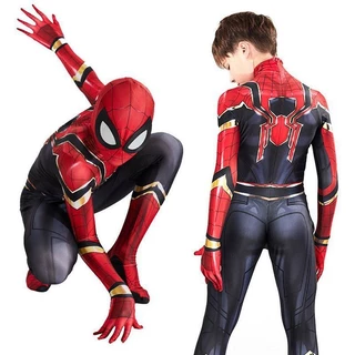 Spider-Man Jumpsuit/Iron Super Hero Suit/Cosplay