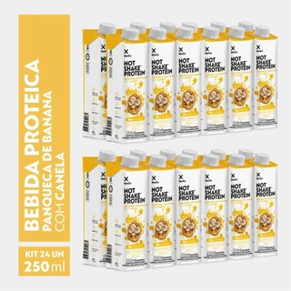 Kit 24x Bebida Proteica NotCo NotShake Protein 16g de Proteína Panqueca de Banana com Canela 250ml