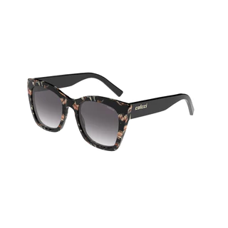 Óculos Solar Colcci May C0218ahl33 Preto Brilho Lente Cinza Degradê