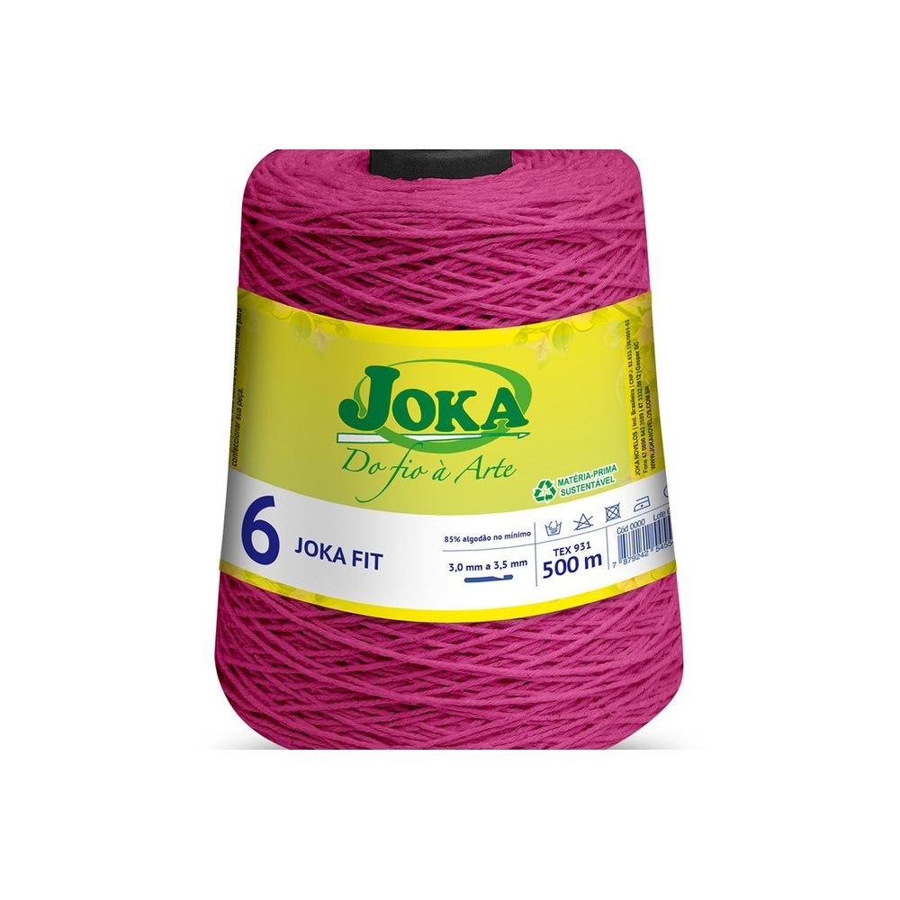 Barbante Colorido 500g N°6 - Joka Fit Novelos | Shopee Brasil