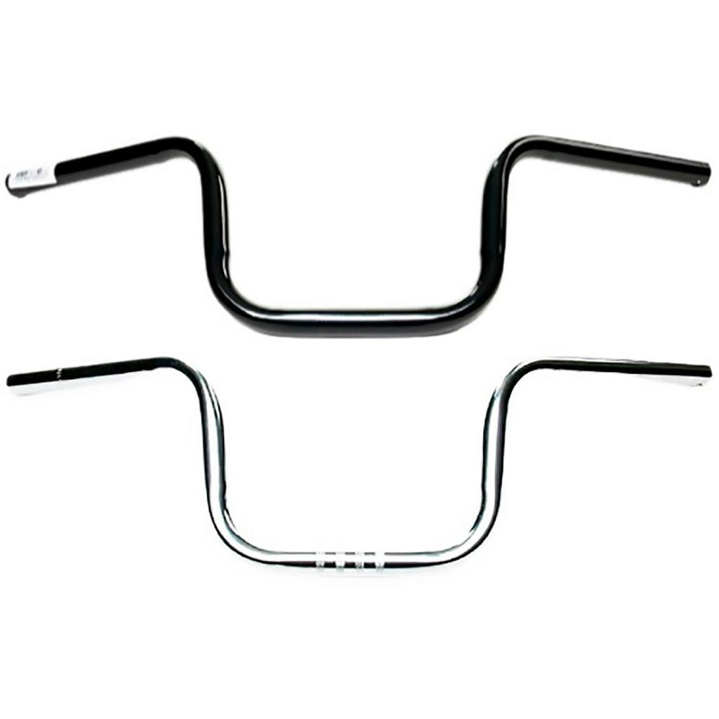 Guidão de Moto Aço Cromado Preto Alto Titan CG150 Bike Bicicleta ...