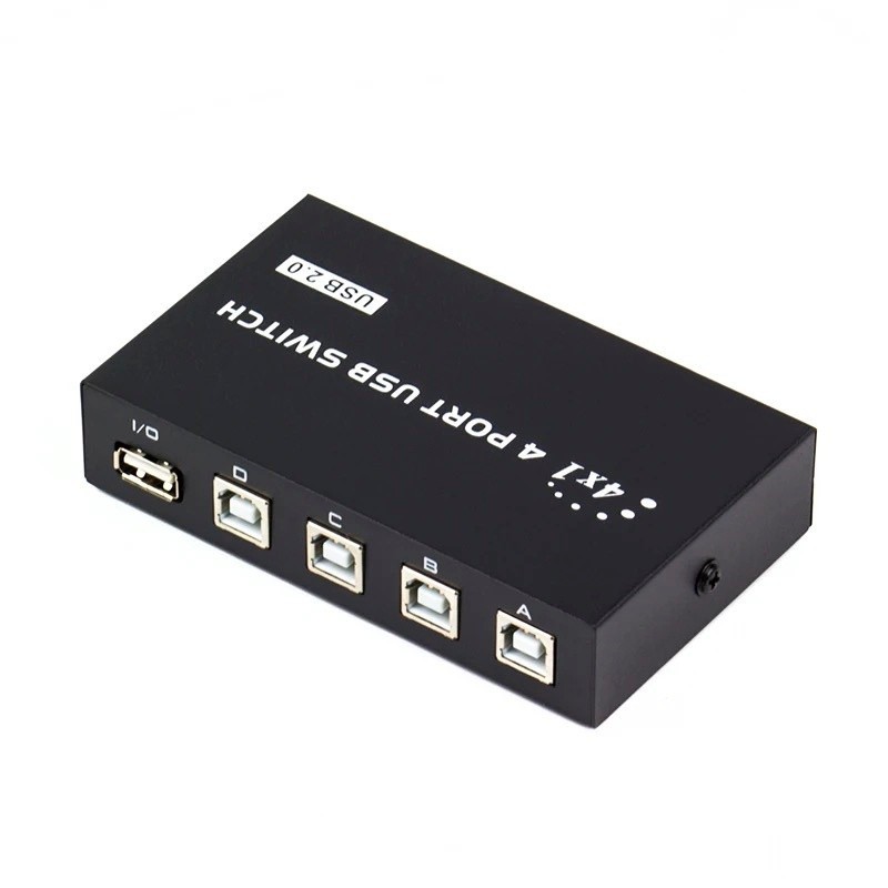 Chaveador Switch Hub Usb Para Impressora Scanner 4 Portas
