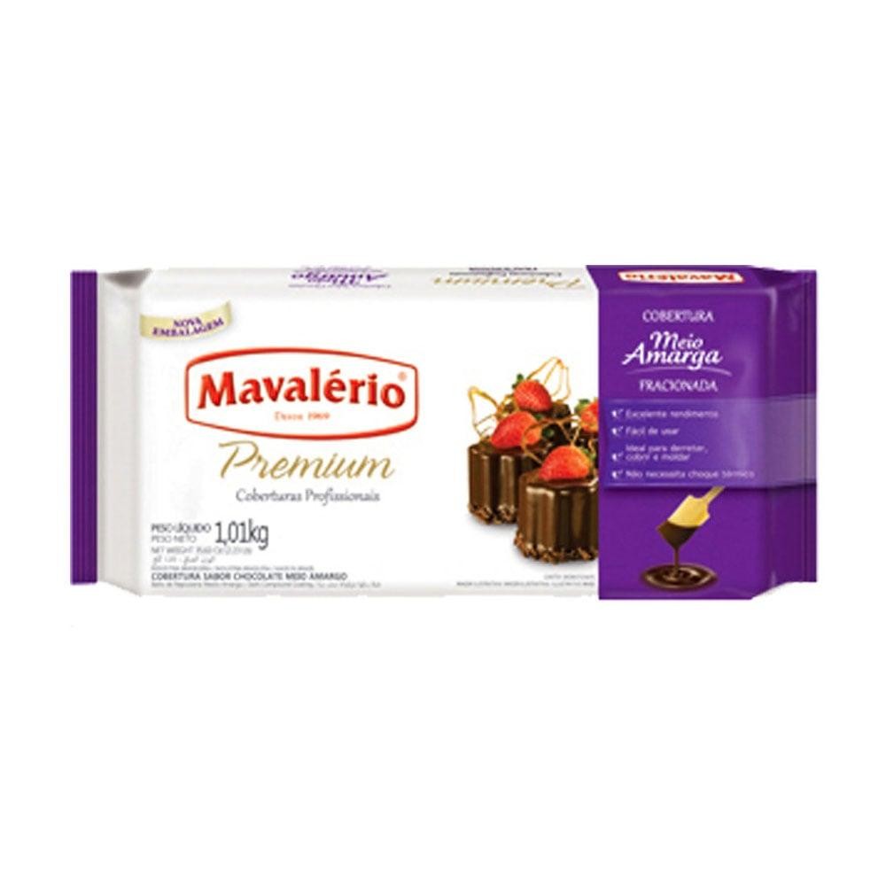 Cobertura em Barra Fracionado Premium Meio Amargo 1,01kg - M