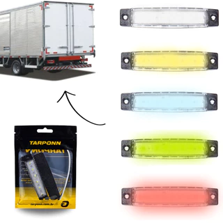 Lanterna Lateral Automotivo Led Cores 12v 24v 6 Leds Tarponn