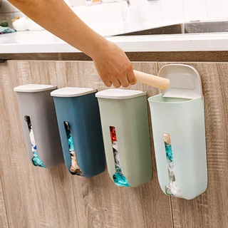 Dispenser Puxa Sacos De Lixo Porta Sacolas Suporte Para Casa Cozinha Banheiro Organizador