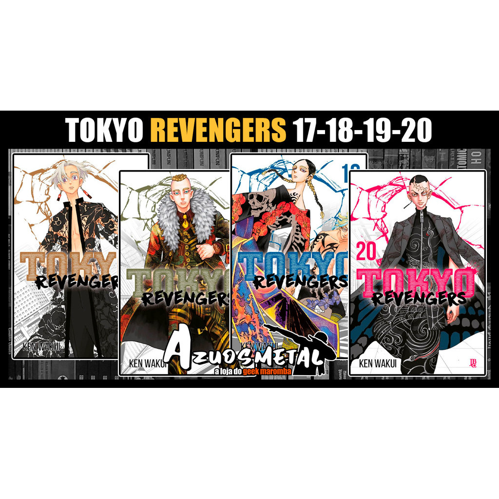 Kit Tokyo Revengers - Vol. 17-20 [Mangá: JBC] | Shopee Brasil