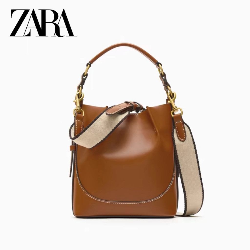 Bolsa ZARA Nova Balde Crossbody For Women Fashion Shoulder Bag M o De 