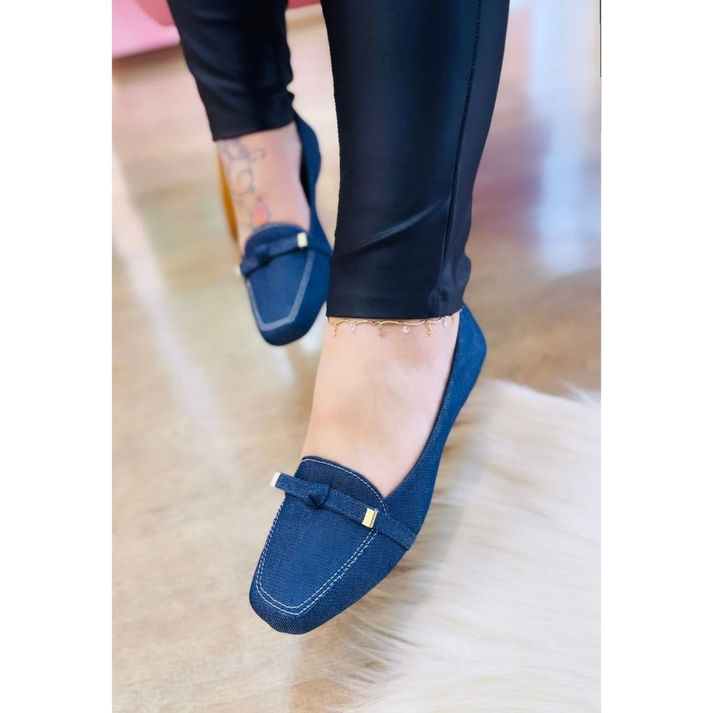 MOCASSIM LUXO LAÇO NÓ CORES VARIADAS | Shopee Brasil