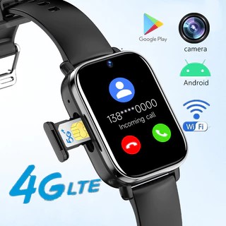 Relógio Inteligente I1 4G Android Com Cartão SIM Solt E WiFi smartwatch 4G 4 64GB Câmera GPS SOFN