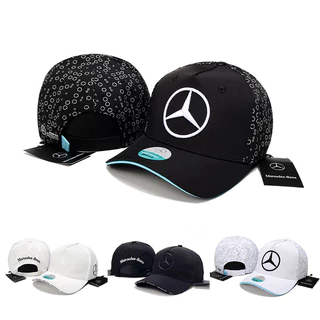 Mercedes-AMG 2024 Novo Boné De Beisebol De Corrida Benz GP Chapéu De Sol Ajustável