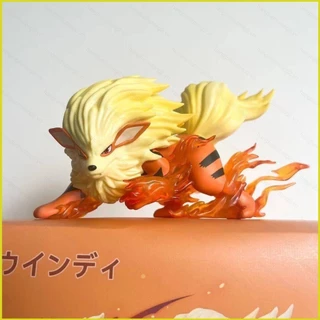 i7 Pokemon Ação Arcanina Figura Fogo Tipo SCALE WORLD Modelo Bonecos Brinquedos Para Crianças Coleções De Presentes Ornamento