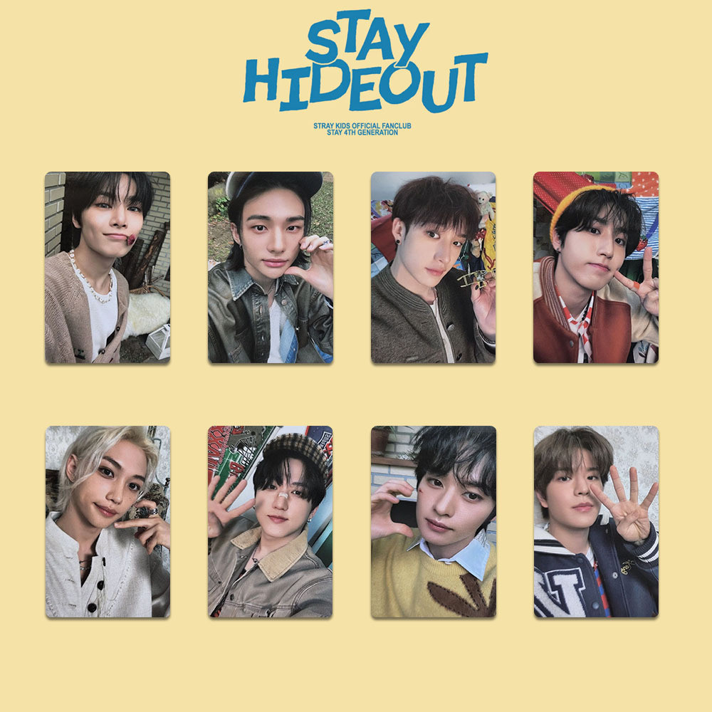 1-15pcs STRAY KIDS Magic School Photocards Transparent Bookmark ID