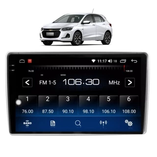 Kit Multimídia Onix 1.0 2020 / 2024 9 Pol Android Carplay Gps 2/32GB - 915BR ROADSTAR