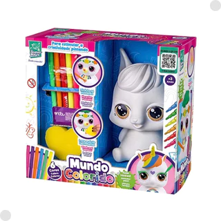 Brinquedo Raposa para colorir com canetinha Super toys 2024