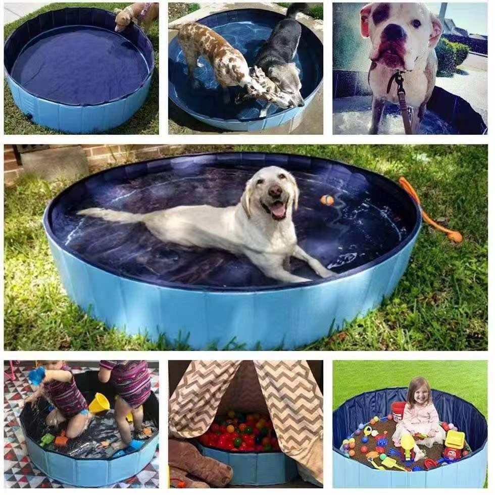 Banheira para animais de estimação Cachorro grande Piscina dobrável ...