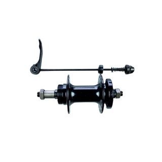 CUBO TRASEIRO BIKE 36 FUROS DISCO ALUMINIO ESFERADO PRETO