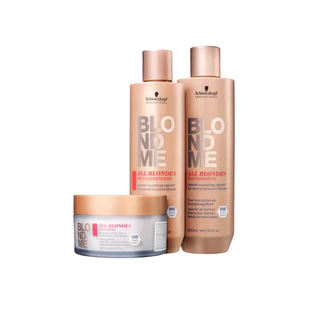 Kit BlondMe Enriquecido para Todos os Loiros Trio - Schwarzkopf